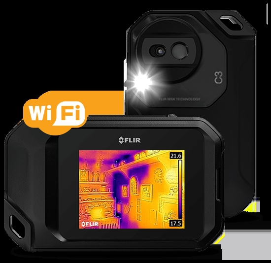 FLIR C3 便攜式紅外熱像儀（帶WiFi功能）